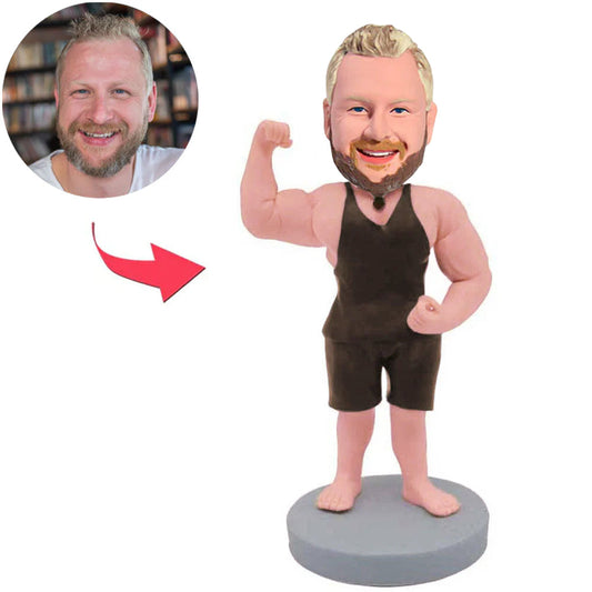 Strong Muscle Man Custom Bobbleheads