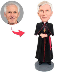 Priest with Arms Crossed Custom Bobbleheads