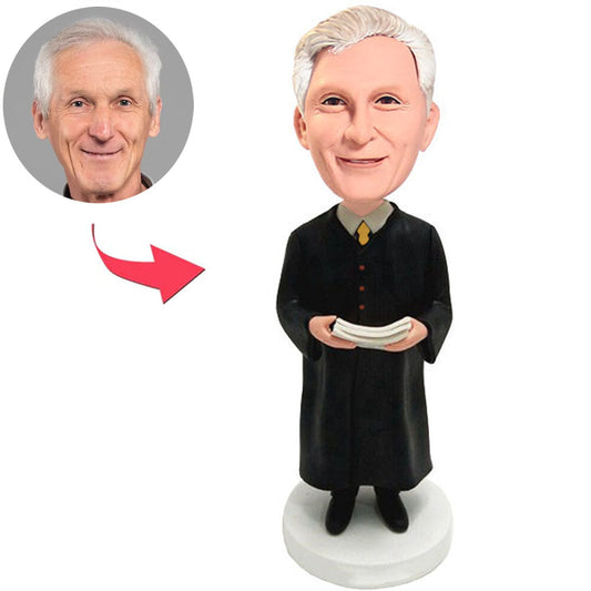 Jesus Follower Black Robe Custom Bobbleheads